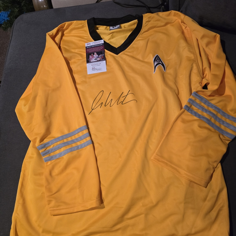 William Shatner Autographed Star Trek Shirt with COA